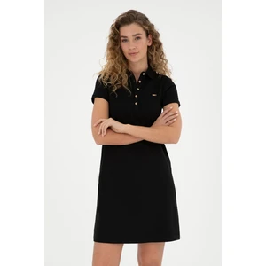 U.S. Polo Assn. Kadın Siyah Elbise (Örme) 50285859-VR046