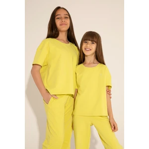 U.S. Polo Assn. Kız Çocuk Fıstık Tişört 50288124-VR087