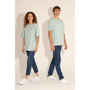 U.S. Polo Assn. Erkek Su Yeşili Tişört 50294216-VR048