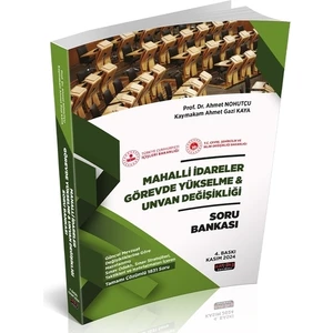 Savaş Yayınevi Mahalli Idareler Gys ve Unvan Değişikliği Soru Bankası Savaş Yayınları Kasım 2024