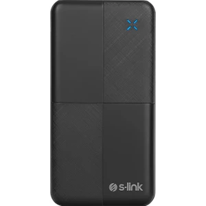 IP-G12N 10000MAH Micro+Usb+ Type-C Giriş+Çıkış Siyah Taşınabilir Pil Şarj Cihazı Powerbank