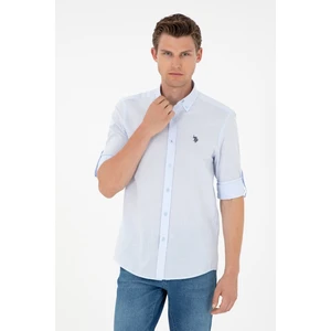 U.S. Polo Assn. Erkek Açık Mavi Gömlek Basic 50288648-VR003
