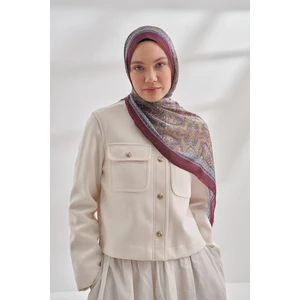 Etro Desen Şal 6036-BORDO