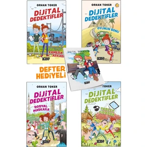 Dijital Dedektifler 4. Kitap + Defter - Orhan Toker