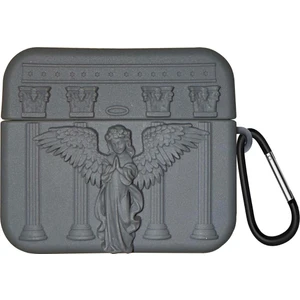 Airpods 4.nesil / Anc Kılıf Cartoon Figürlü Silikon Praying Angel Gri