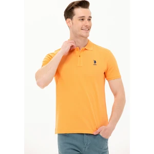 U.S. Polo Assn. Erkek Turuncu Tişört Basic 50266337-VR051