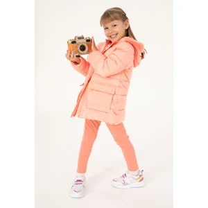U.S. Polo Assn. Kız Çocuk Somon Mont 50293319-VR047