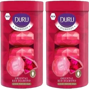 Diamonds Serisi Katı Sabun Kırmızı 4*90 gr 2'li (2 Adet)