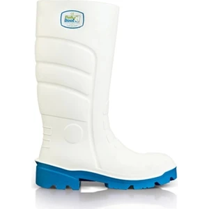 Polly Boot Galaxy 101 Beyaz Çelik Burunlu İş Çizmesi