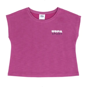 U.S. Polo Assn. Kız Çocuk Menekşe Tişört 50272642-VR037