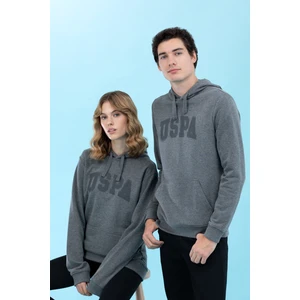 U.S. Polo Assn. Erkek Antrasit Melanj Sweatshirt 50273736-VR081