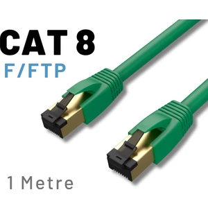 Irenıs 1 Metre Cat8 Kablo F/ftp Lszh Ethernet Network Lan Ağ Kablosu