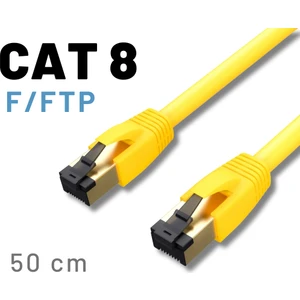 Irenıs 50 cm Cat8 Kablo F/ftp Lszh Ethernet Network Lan Ağ Kablosu