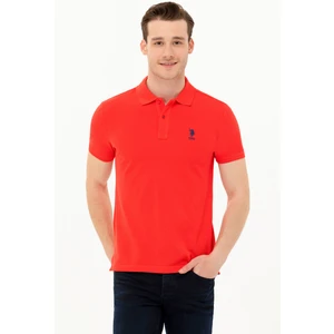 U.S. Polo Assn. Erkek Kırmızı Tişört Basic 50266337-VR030