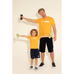 U.S. Polo Assn. Erkek Çocuk Turuncu Bisiklet Yaka Tişört 50281843-VR051