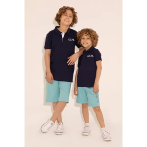 U.S. Polo Assn. Erkek Çocuk Mint Şort (Örme) 50284828-VR090