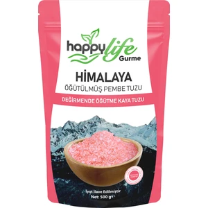 Happy Life Gurme Himalaya Tuzu Öğütülmüş Pembe 500 gr