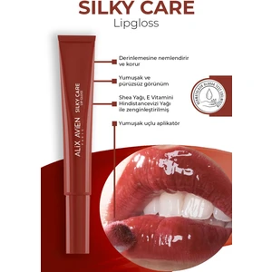 Dolgun Gürünüm ve Nemlendirici Etkili Dudak Parlatıcısı - Silky Care Lipgloss 309 Sweet Cherry