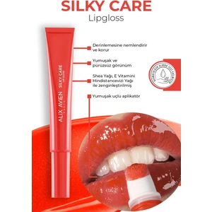 Dolgun Gürünüm ve Nemlendirici Etkili Dudak Parlatıcısı - Silky Care Lipgloss 308 Flame Red