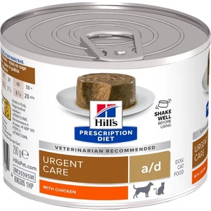 Prescription Diet Urgent Care A/d Tavuklu Kedi ve Köpek Yaş Maması 200 gr 6 Adet