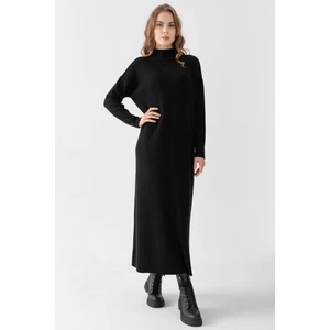 Irmak Kerekli Fitilli Oversize Triko Elbise 811134