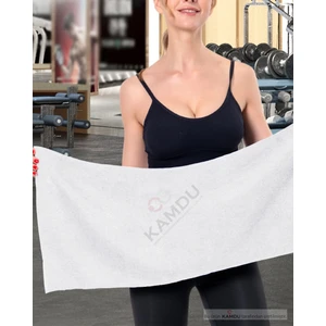 1 Adet 30x85 Pamuk Havlu, Kuaför Havlusu, Spor Havlusu, Antreman Havlusu, Saç Havlusu