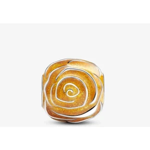 Lines Bijuteri Açan Sarı Gül Charm