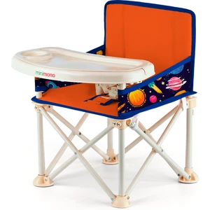 Plus 0-4 Yaş Portatif Katlanır Yükseltici Mama Sandalyesi Bebek Çocuk Kamp Sandalyesi