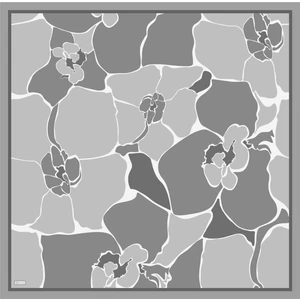 Twill Ipek Eşarp - 4041-09 Gri