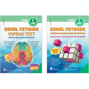 3. Sınıf Bilsem Genel Yetenek Yaprak Test+Genel Yetenek Düşünce B