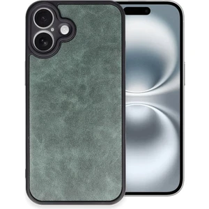 iPhone 16 Plus Kılıf Çizik ve Darbelere Tam Koruma Lens ve Kamera Korumalı Deri Aras Kapak