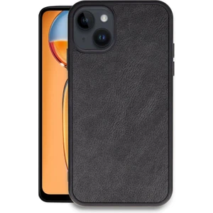 iPhone 15 Kılıf Çizik ve Darbelere Tam Koruma Lens ve Kamera Korumalı Deri Aras Kapak