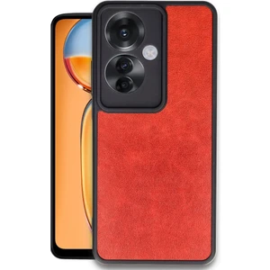 Oppo Reno 11F Kılıf Çizik ve Darbelere Tam Koruma Lens ve Kamera Korumalı Deri Aras Kapak