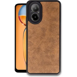 Realme 12 Lite Kılıf Çizik ve Darbelere Tam Koruma Lens ve Kamera Korumalı Deri Aras Kapak