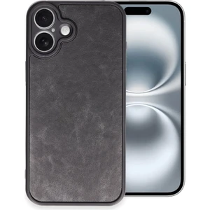 iPhone 16 Plus Kılıf Çizik ve Darbelere Tam Koruma Lens ve Kamera Korumalı Deri Aras Kapak