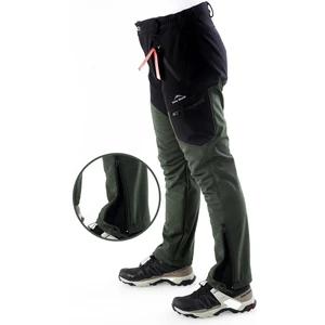 Paça Fermuarlı Siyah Haki Outdoor Su İtici Rüzgar Geçirmez İçi Polarlı Kışlık Pantolon