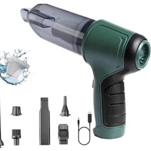 Vacuum Yıkanabilir Filtreli USB Şarjlı Araç Içi Araba Süpürge Vakum