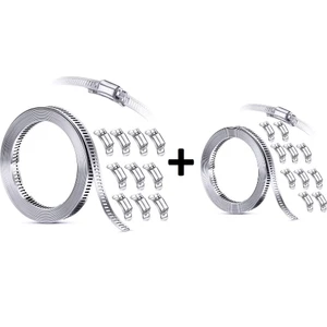 YATE10 Şerit Kelepçe Set 300 cm Şerit 20 Adet