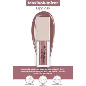 Maxivolumizer Lipgloss 215 - Shimmering Mauve - Kalıcı ve Nemlendirici Ruj - Dolgunlaştırıcı Etki