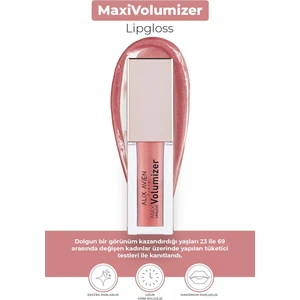Maxivolumizer Lipgloss 213 - Mirrored Pink - Kalıcı ve Nemlendirici Ruj - Dolgunlaştırıcı Etki