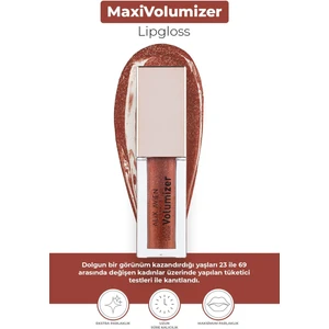 Maxivolumizer Lipgloss 219 - Foxy Red - Kalıcı ve Nemlendirici Ruj - Dolgunlaştırıcı Etki