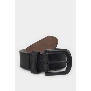 Erkek Oval Toka Suni Deri Jean Kemeri S4211AZNS