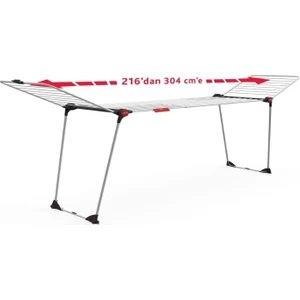 Infınıty Flex Çamaşır Kurutmalık Çelik Tek Katlı Ayaklı 2m Uzunlukta 30m Asma Kapasitesi