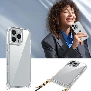 Apple iPhone 16 Pro Kılıf Airbagli Takılabilir Askı Aparatlı Redclick Snap Silikon Kapak