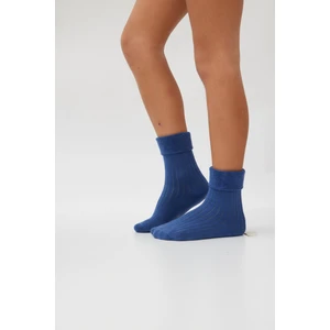 Kız Çocuk Havlu Çorap Mavi