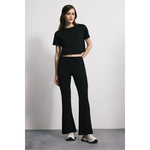 Limited Simli Flare Pantolon