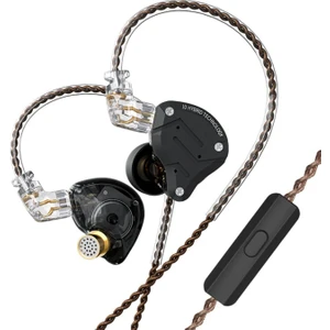 ZS10 Pro Hibrit Hi-Fi Oyuncu Iem Monitör Kablolu Kulak Içi Kulaklık - Mikrofonlu (Türkiye'den Gönderilir)