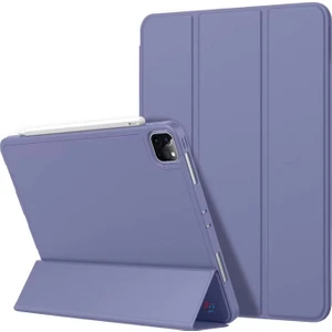 Redmud Teknoloji Apple iPad Pro 11 Inç 1.2.3.4. Nesil Ile Uyumlu Kılıf Standlı Uyku Modlu Kalem Bölmeli Akıllı Kılıf