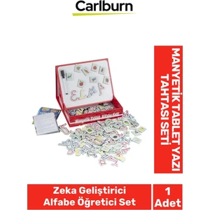 Zeka Geliştirici Oyun Eğitici Öğretici Okuma Yazma Alfabe Harfler Manyetik Tablet Yazı Tahtası Seti