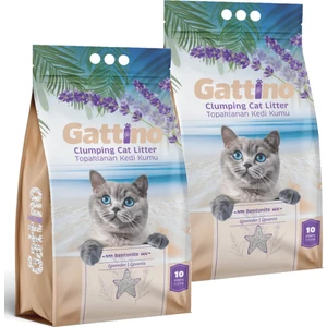 Topaklanan Kedi Kumu Lavantalı 10lt x 2 Adet